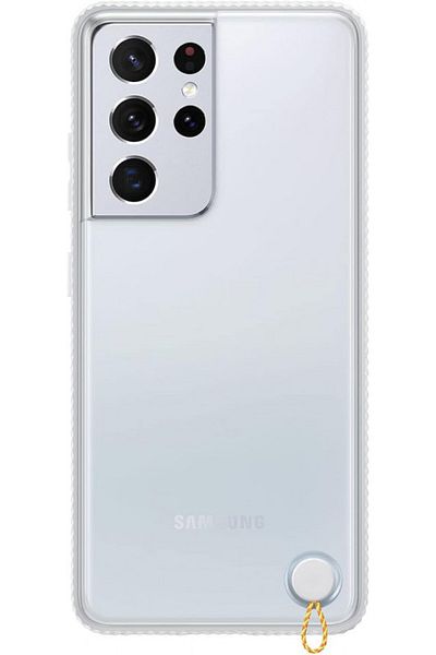 Samsung Husă de protecție transparentă pentru Galaxy S21 Ultra, EF-GG998CWEGWW, albă