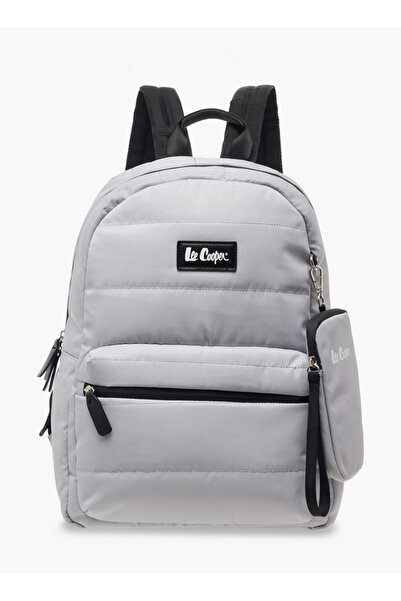 Lee Cooper حقيبة ظهر مدرسية متينة بسحاب إغلاق وجيب - 31×14×42 سم