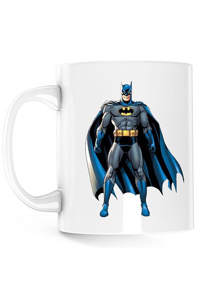 OEM Cana Batman DC Superhero Handmade Equipment Fly, alba, 330 ml
