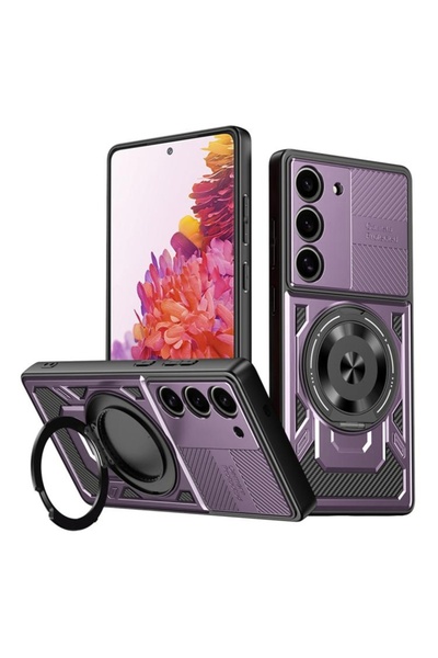 SKYDDAR INNOVATION Husă pentru Samsung Galaxy S20 FE, RuggedCam, inel magneti...