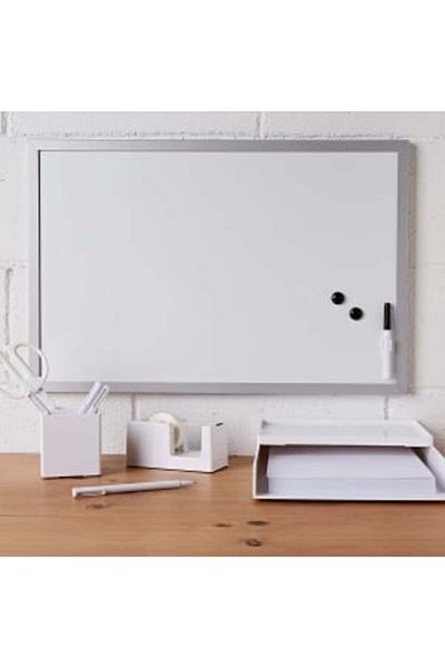 Herlitz Magnetic Whiteboard With Wooden Frame, Dimension 60x80cm
