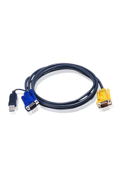 ARK PATENT ATEN 2L-5202UP - kabel klawiatura/wideo/mysz (KVM) - 1,8 m