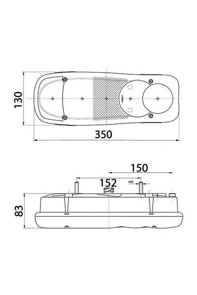 BGRJ Automotive Set of 2 rear lights JH1017 with bulb, Master, Jumper, Ducato, Volvo, Iveco