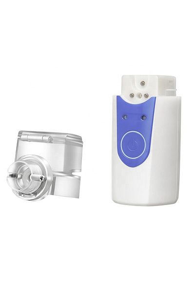 WowStep Aerosol device, nebulizer, clinically validated, ultrasonic, Mesh technology, accessories, white/purple