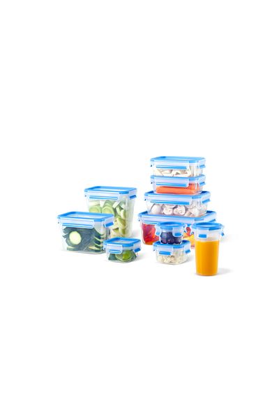 TEFAL CLIP&CLOSE PAN SET - SET 10 Pieces 0.15L - 2.3L
