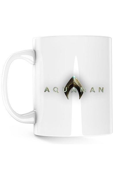 OEM Cana Aquaman Logo Water King Comic Books Cartoons, alba, 330 ml