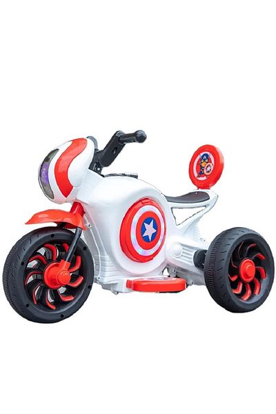 rexa Kids Electric Ride-On Motorcycle Tricycle – Battery-Powered 3-Wheel Bike for Children