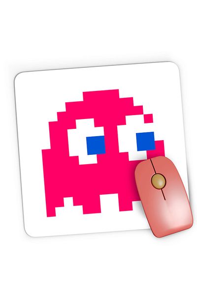 OEM Mousepad Gaming Pac Man Atari Console Gameplay Enemy Games, 21x19 см
