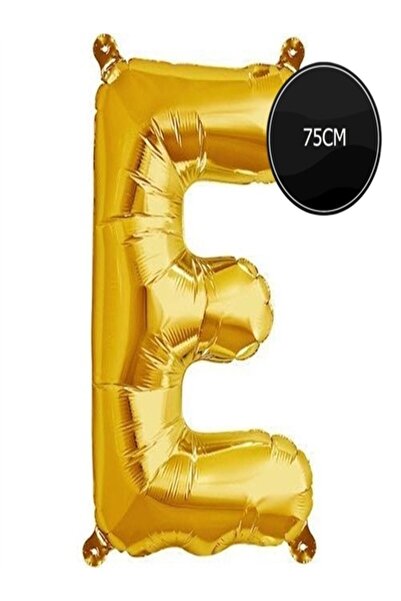 Bp Bizden Pastacılık 75cm Letter E Foil Balloon Gold
