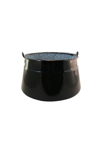 Perfect Home Enameled saucepan with handle, flat bottom, 8 L, Perfect Home