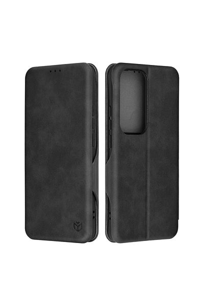 Techsuit Husă pentru Oppo Reno12 Pro - Portofel Sigur Plus - Negru
