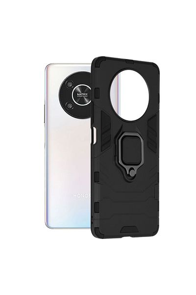 Techsuit Carcasă pentru Honor Magic4 Lite - Protecție din silicon - Neagră