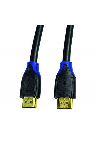 LogiLink Kabel HDMI | Wysoka prędkość z funkcją Ethernet | Męski | 19 pin HDMI typ A | Męski