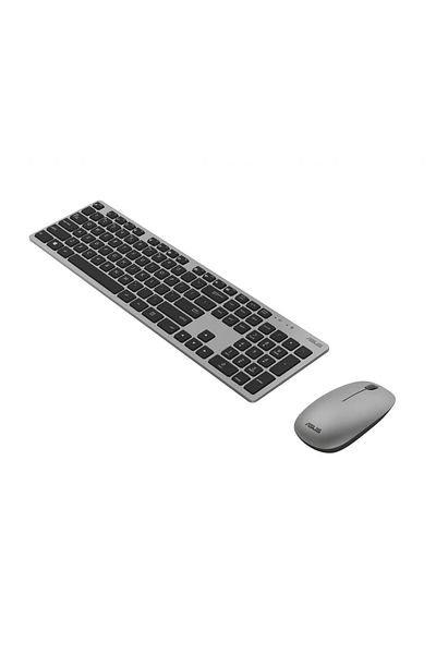 ASUS W5000 | Zestaw klawiatura i mysz | Bezprzewodowy | USA | Szary