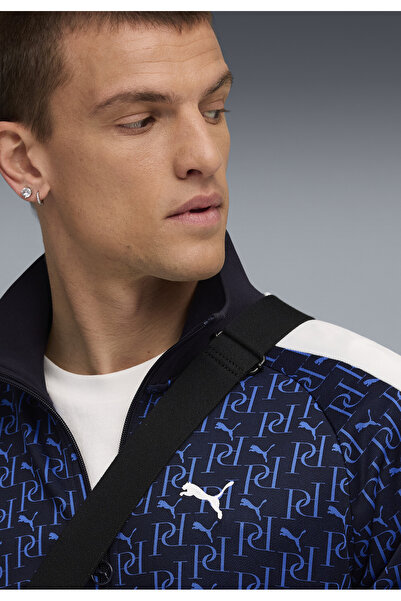 Puma Ανδρικό τζάκετ φόρμας T7 με στάμπα σε όλη την επιφάνεια