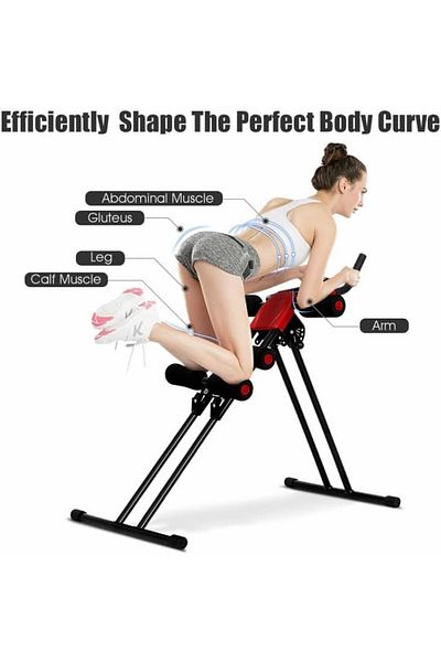 Mas abdominal exercise equipment with LCD screen for home gym