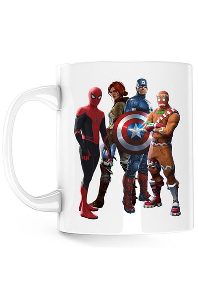 OEM Cana Witcher Spiderman Captain America Skin Battle Royale, alba, 330 ml