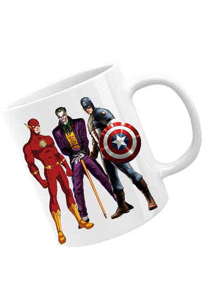 OEM Cana Captain America Joker Flash Serious Speed Suit, alba, 330 ml