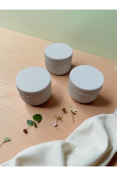 vionza علبة كريم لحفظ الطعام 25 مل 3 قطع