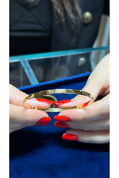 10 Gr (gram) Dikdörtgen Desenli Çöp Bilezik Yatırımlık İşçiliksiz 22 Ayar Altın