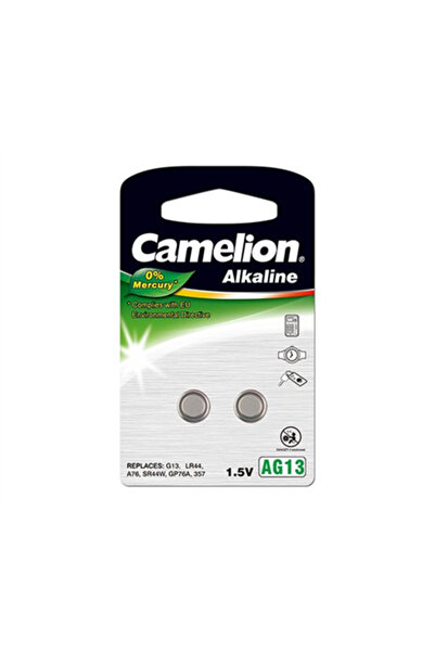 CAMELION JEWELS Camelion | AG13/LR44/357 | Baterie alcalină tip buton | 2 buc.