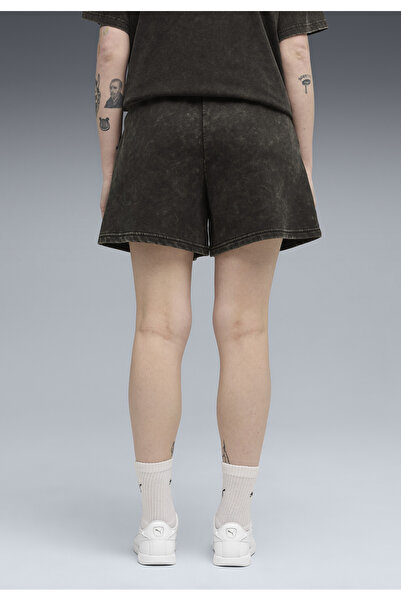 Puma Dámské kraťasy Essentials Wash s vysokým pasem a šířkou 5"