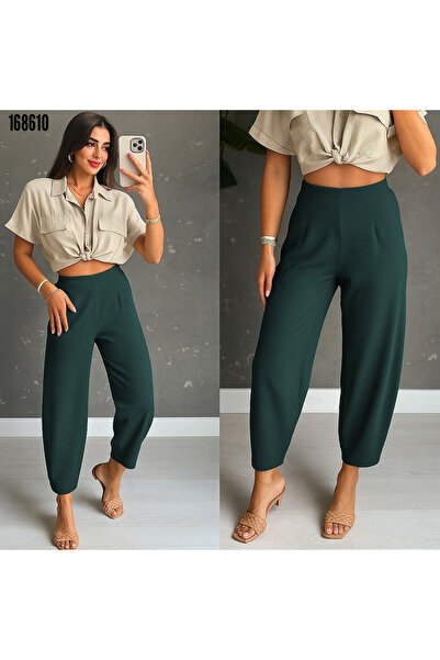 Modayakamoz Pantaloni Yüksel Be Balon pentru femei, cu design elegant și conf...