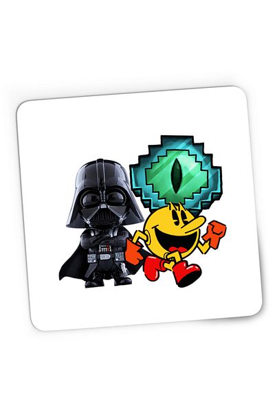 OEM Mousepad Gaming Pac Man Darth Vader Ender Eye Minecraft, 21x19 cm