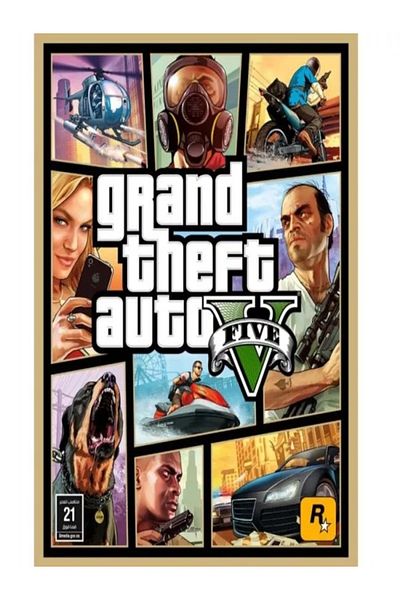 RockStar Games Grand Theft Auto V Ps4 Games ( Ksa Edition)