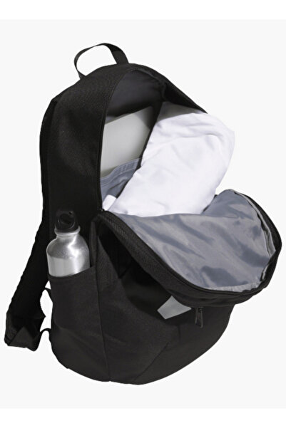 adidas Logo Print School Backpack with Adjustable Straps and Zip Closure - 15x30x45 cms