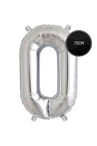 Bp Bizden Pastacılık 75cm Letter O Foil Balloon Silver