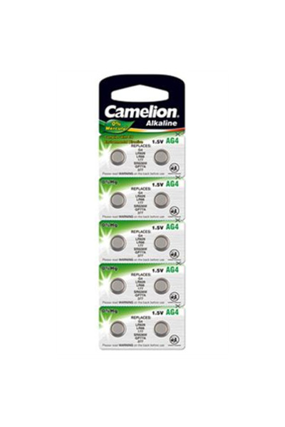 CAMELION JEWELS Camelion | AG4/LR66/LR626/377 | Baterie alcalină tip buton | 10 buc.