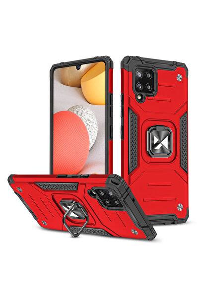 WOZINSKY Carcasă blindată cu suport magnetic pentru Samsung Galaxy A42 5G Rin...