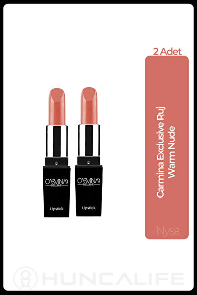 Huncalife Exclusive Ruj Warm Nude - 2 Adet