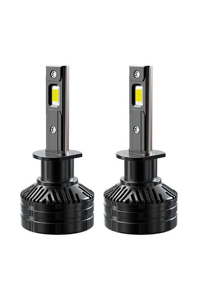 BGRJ Automotive Set of 2 H1 LED bulbs, warm white light, canbus, 18000lm