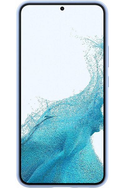 Samsung Husă din silicon compatibilă cu Galaxy S22 Plus Blue Ef-ps906tlegww