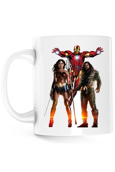 OEM Cana Aquaman Wonder Woman Ironman Protect Sea, alba, 330 ml