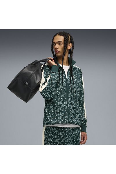 Puma Ανδρικό τζάκετ φόρμας T7 με στάμπα σε όλη την επιφάνεια