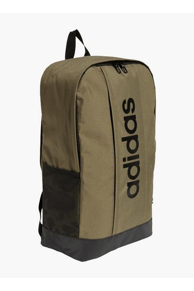 adidas Logo Print School Backpack with Adjustable Straps and Zip Closure - 14x28x45 cms