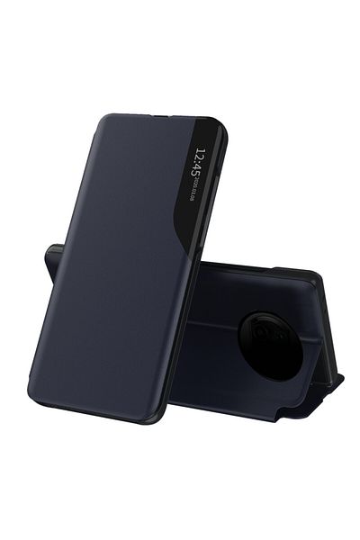 Techsuit Husă pentru Xiaomi Redmi Note 9T - Seria eFold - Albastru închis