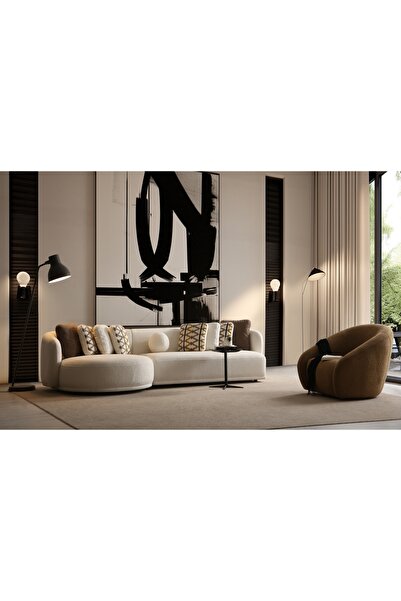 Vivense MATİZ DÖRTLÜ KOLTUK TAKIMI, BEYAZ