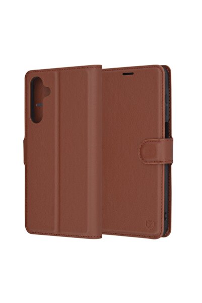 Techsuit Husă pentru Samsung Galaxy A16 4G / A16 5G - Folio din piele - Maro