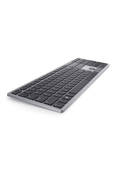 3dmodellemeofisi Bezprzewodowa Klawiatura Dell KB700 w kolorze Titan Gray - Technologia 2.4 GHz i Bluetooth 5.0,