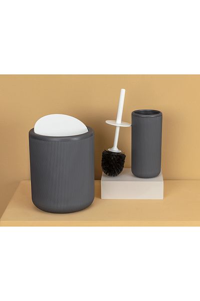 Madame Coco Martre 2-Piece Bathroom Set - Soft Gray