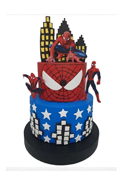 Bp Bizden Pastacılık Örümcek Adam Maket Pasta Model 2