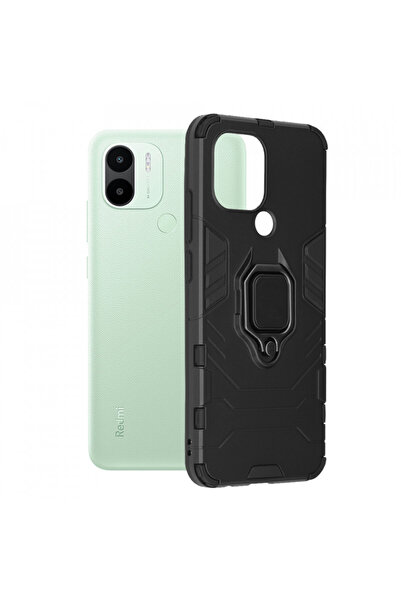 Techsuit Carcasă pentru Xiaomi Redmi A1+ / A2+ - Protecție din silicon - Neagră