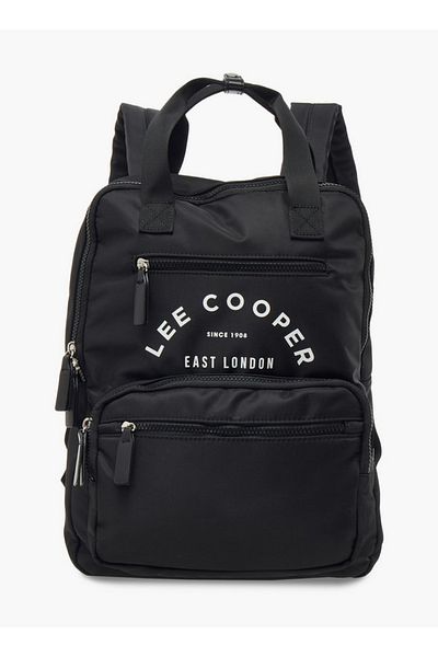 Lee Cooper Lee Cooper Logo Print School Backpack with Pencil Case and Drawstring Pouch