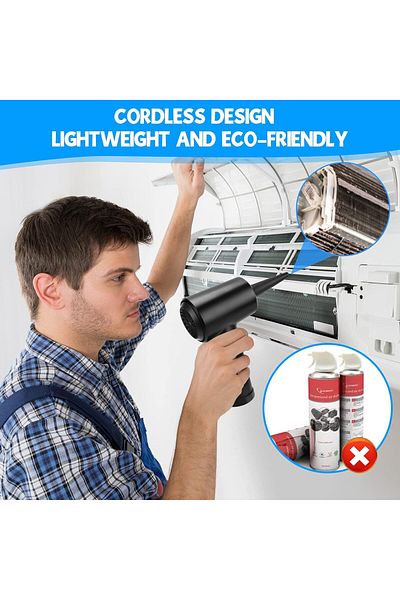 Saharaz Compressed Air Duster , 100000RPM,3 Speed,7600mAh,for Dust Removal of Computer Cases, Keyboards