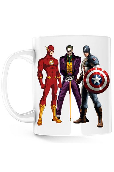 OEM Cana Captain America Joker Flash Serious Speed Suit, alba, 330 ml