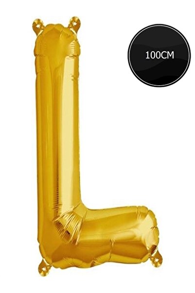 Bp Bizden Pastacılık 100cm Letter L Foil Balloon Gold